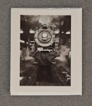 Photo of "Steam in the Roundhouse" Notecard