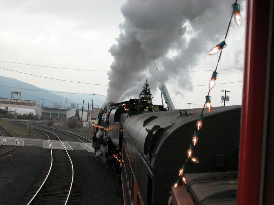 view forward from caboose cupola