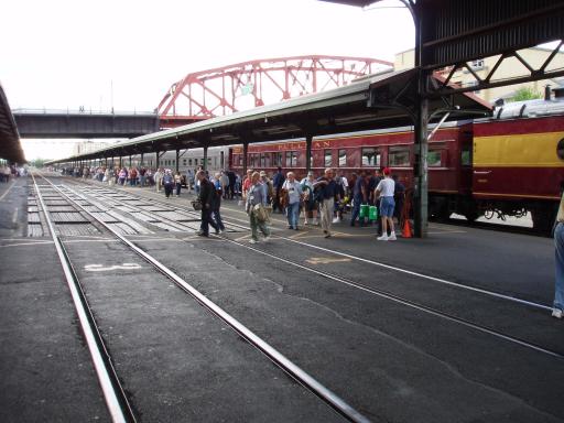 passenger cars at Union Station