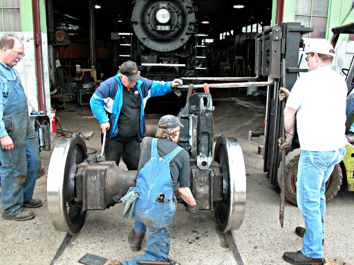 side frame on axle