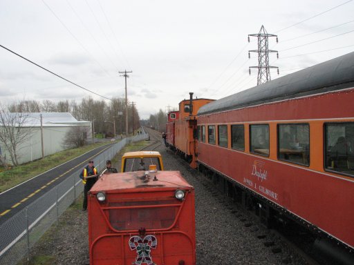 speeders (maintenance of way vehicles) and passenger cars