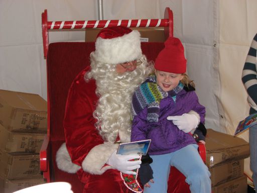 Santa in Vancouver Terminal