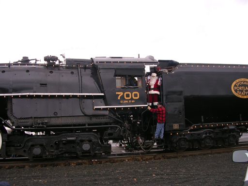 Santa in Vancouver Terminal