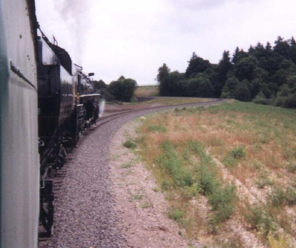 view from train