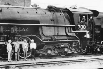 The 700 is delivered to the Spokane, Portand & Seattle Railway