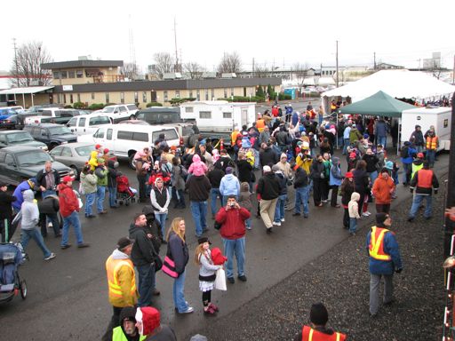 BNSF crowd Vancouver Terminal